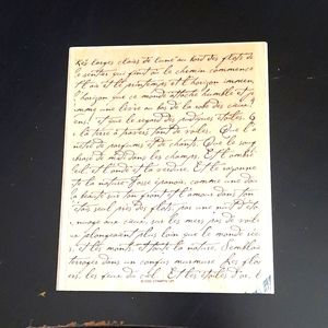 French script Background rubber stamp